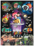 Charles Fazzino 3D Art Charles Fazzino 3D Art Star Trek: The Beginning (KIRK) (Framed)